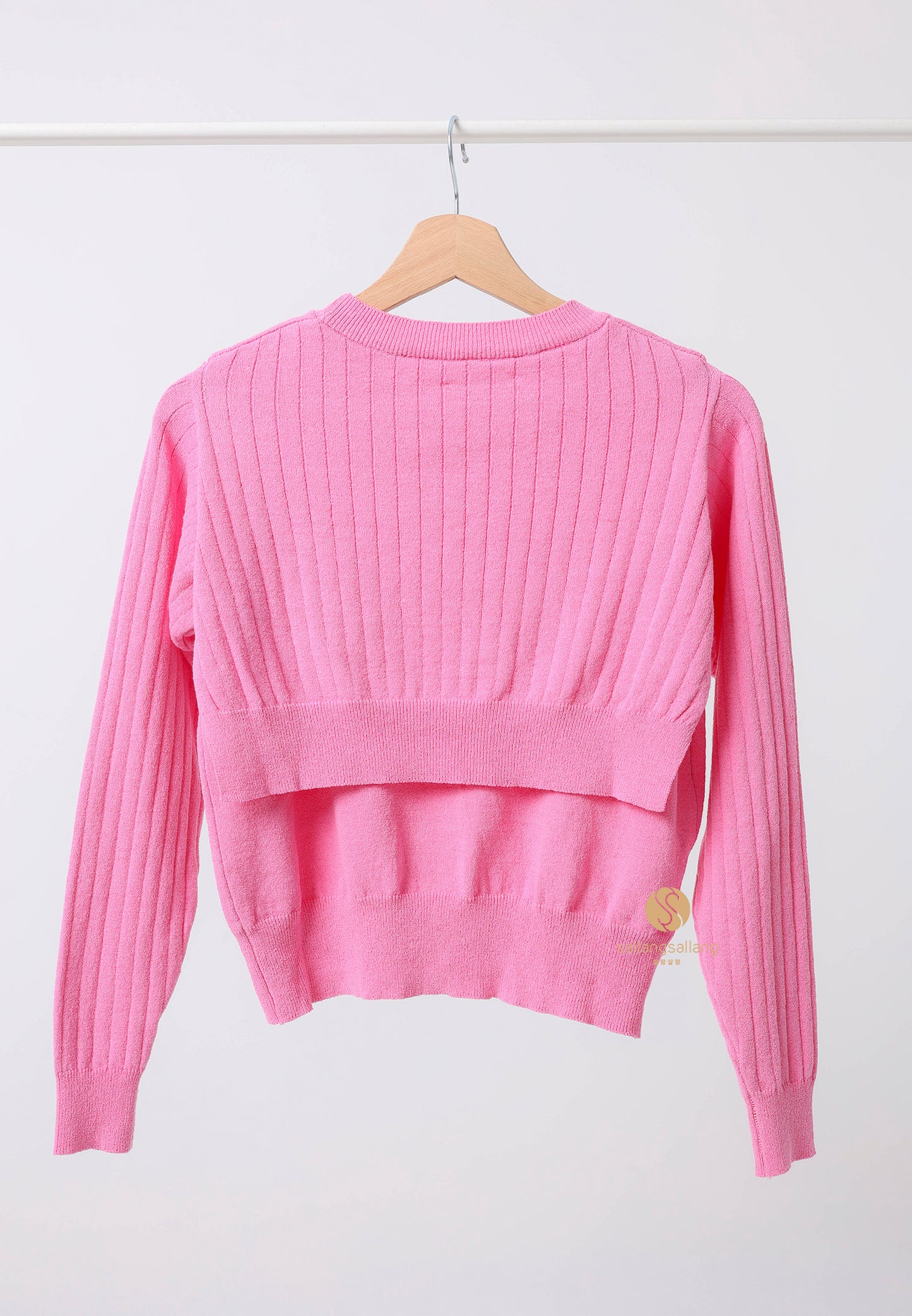 2 Way Cape Layered Knit