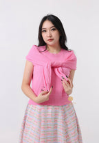 2 Way Cape Layered Knit