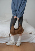 Pita Bag Suede Brown