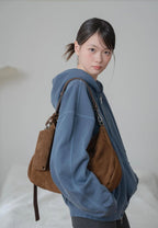 Pita Bag Suede Brown