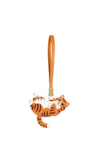 Playful Cat Bag Charm - Orange