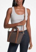 Pratt Small Signature Logo Tote Bag Brown