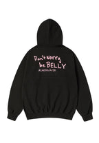 RABBIT BELLY Hoodie Black