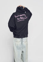 RABBIT BELLY Hoodie Black