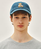 READING CLUB DOODLE BEAR CAP blue