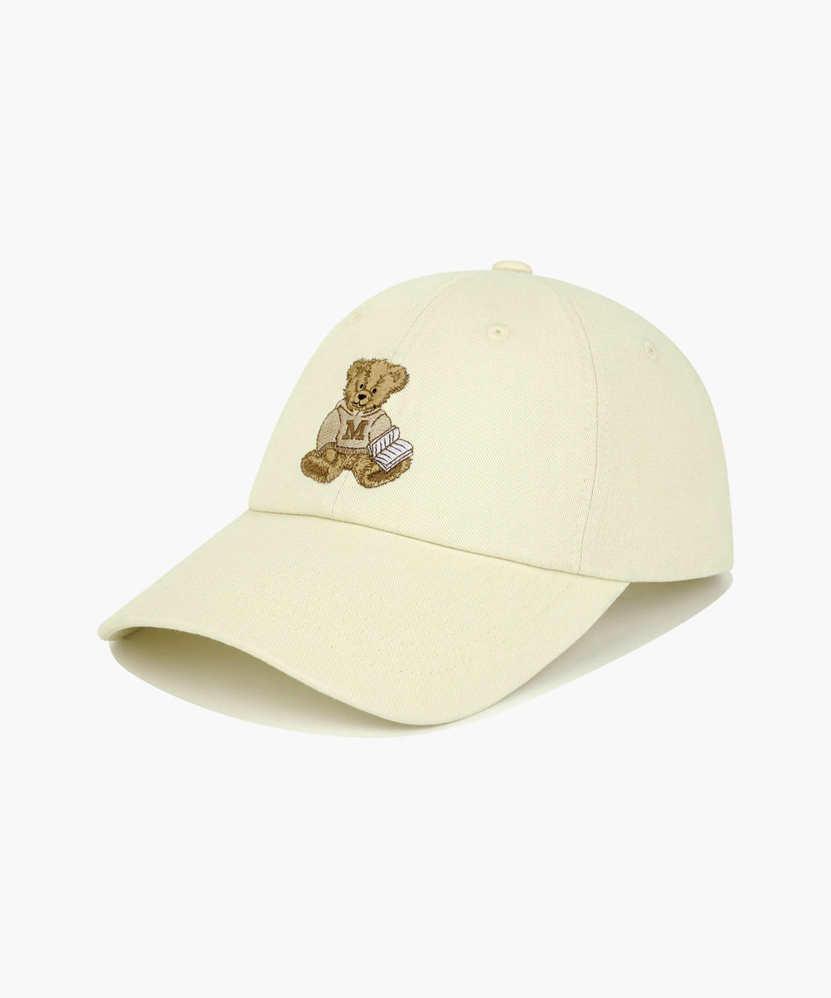 READING CLUB DOODLE BEAR CAP ivory