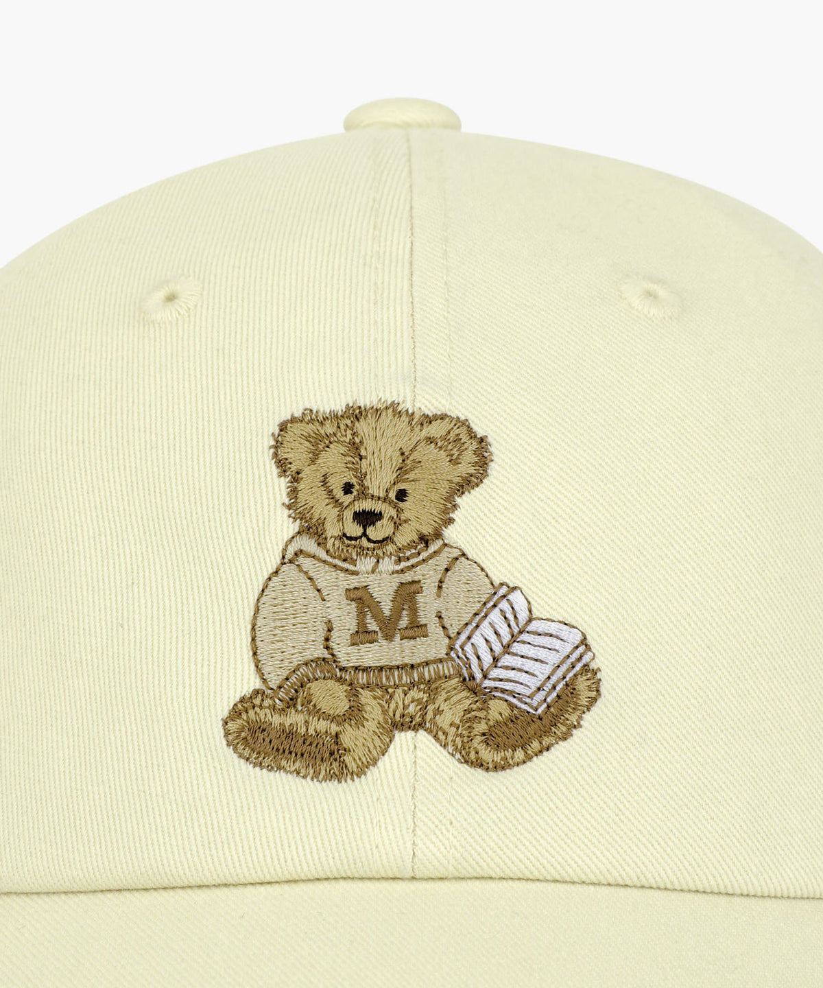 READING CLUB DOODLE BEAR CAP ivory