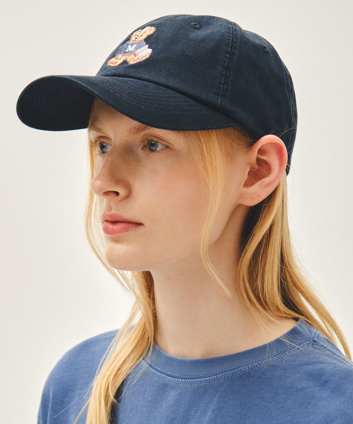 READING CLUB DOODLE BEAR CAP navy