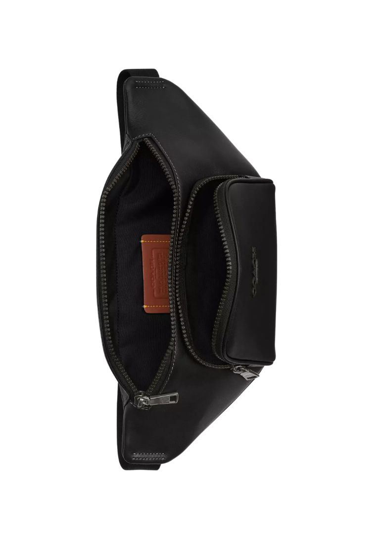 Racer Small Belt Bag Gunmetal Black