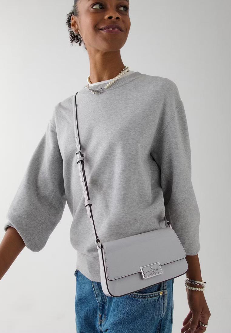 Reegan Patent Mini Flap Crossbody Pavement