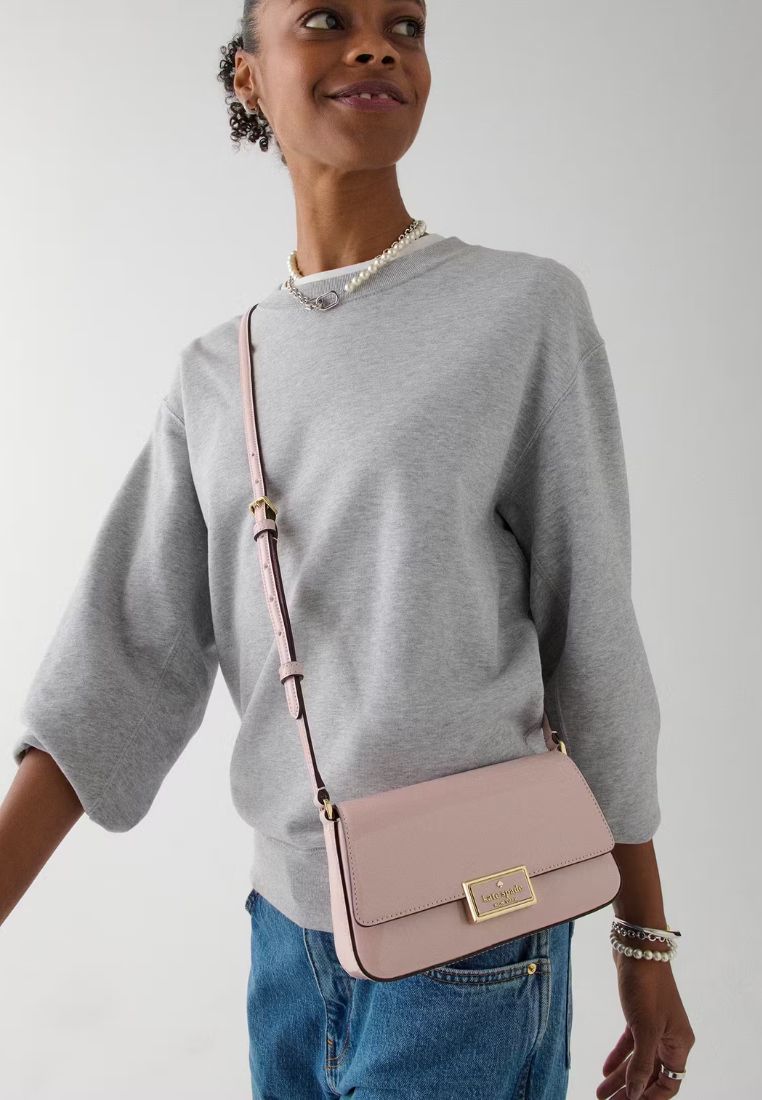 Reegan Patent Mini Flap Crossbody Tutu Pink