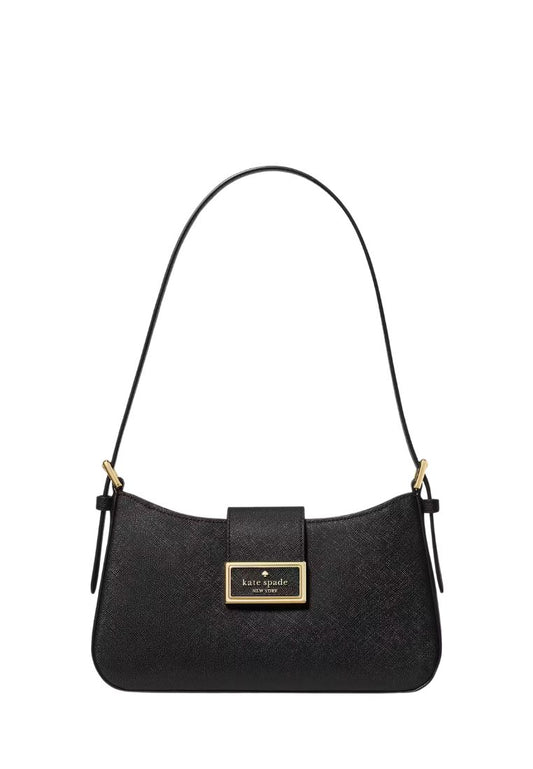 Reegan Saffiano Pvc Small Shoulder Bag Black