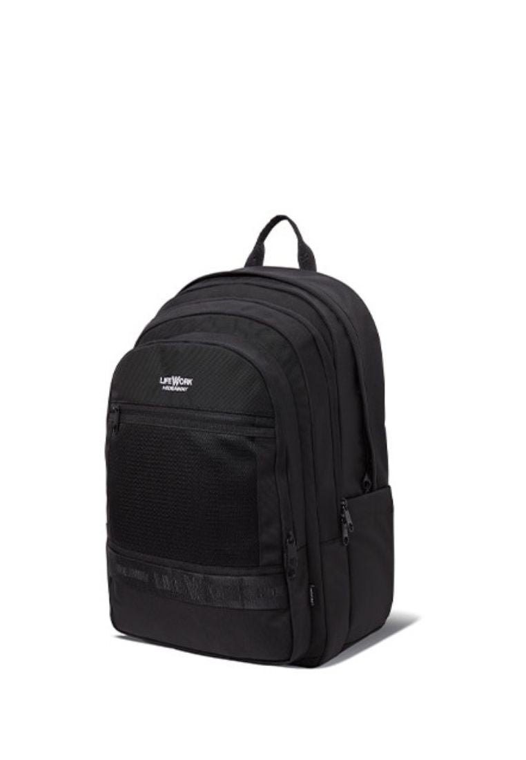 Refine Mesh Webbing 3-Stage Backpack Black