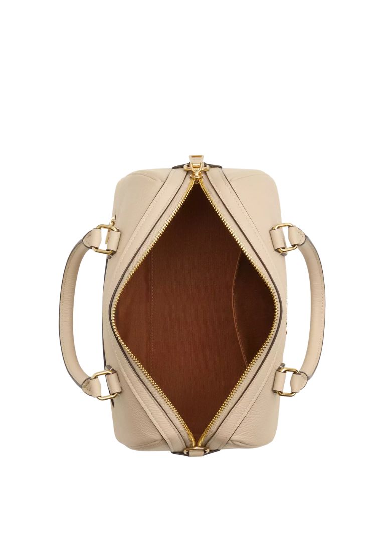 Rowan Satchel Bag Gold Ivory
