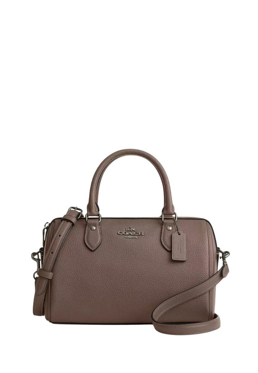 Rowan Satchel Bag Gunmetal Dark Stone