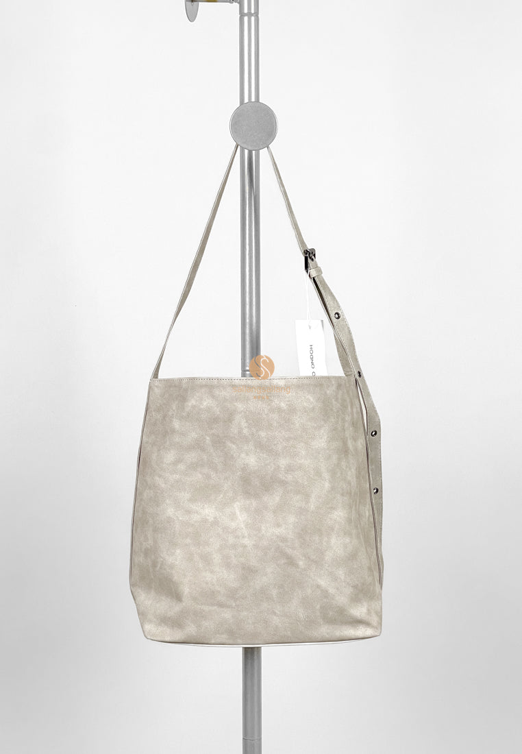 [DEFECT SALE 274] Belt Bucket Bag M Vintage Ivory