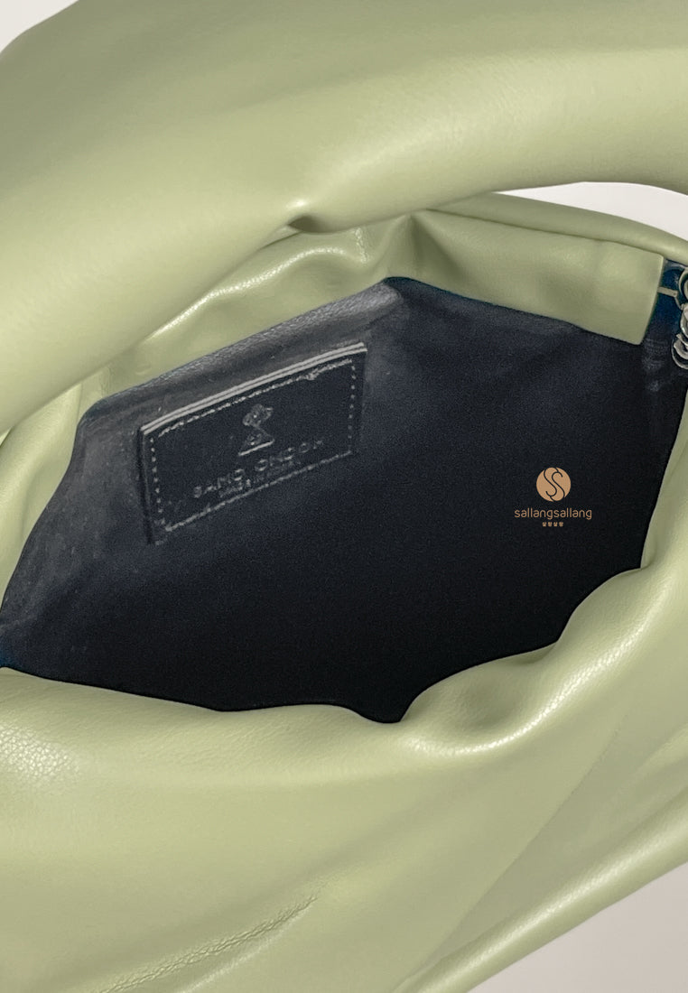 [DEFECT SALE 277]  SAMO ONDOH Mug Bag S Lambskin Mint