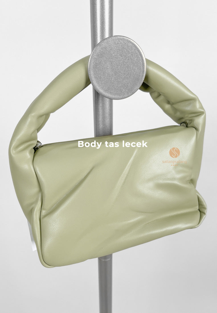 [DEFECT SALE 277]  SAMO ONDOH Mug Bag S Lambskin Mint