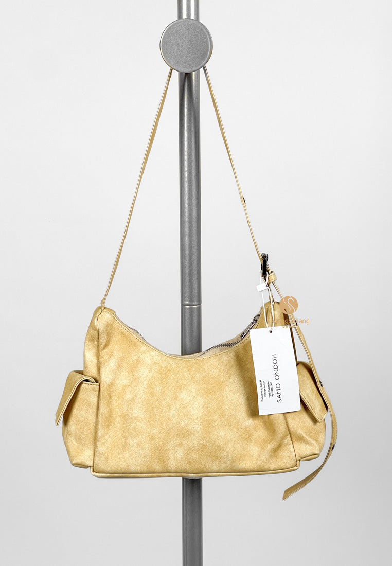 [DEFECT SALE 282]  SAMO ONDOH Pocket Mug Bag M Vintage Lemon
