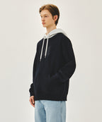 SHADOW CLASSIC LOGO COLOR BLOCK HOODIE navy