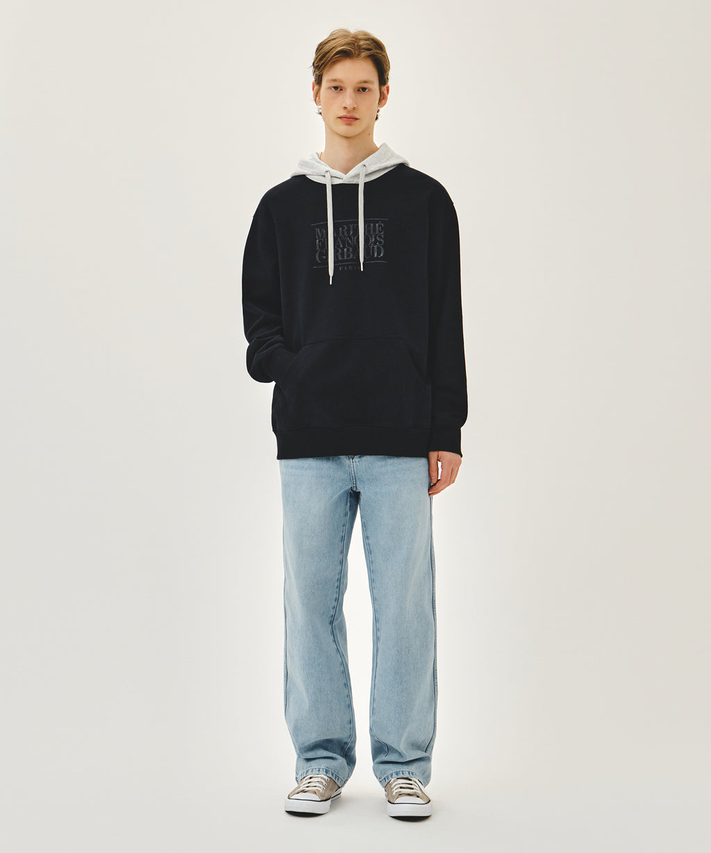 SHADOW CLASSIC LOGO COLOR BLOCK HOODIE navy
