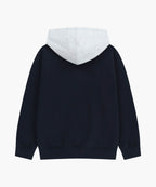 SHADOW CLASSIC LOGO COLOR BLOCK HOODIE navy