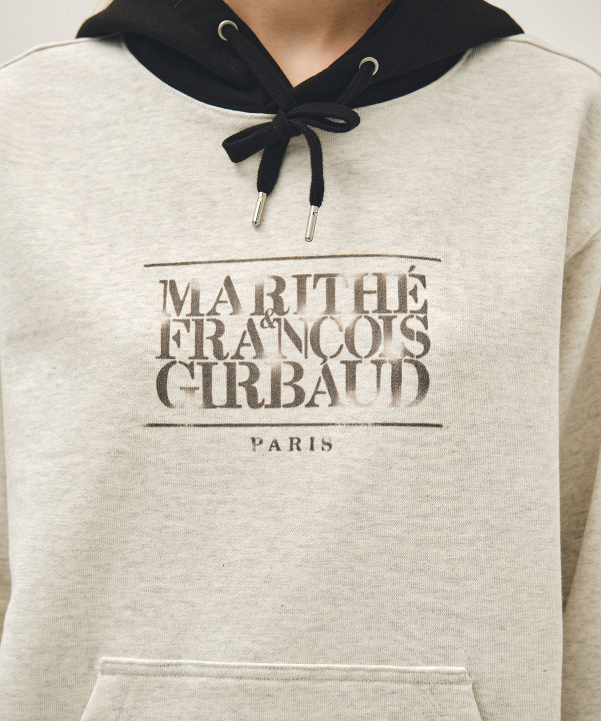 SHADOW CLASSIC LOGO COLOR BLOCK HOODIE oatmeal