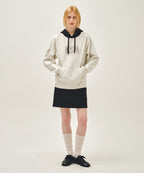 SHADOW CLASSIC LOGO COLOR BLOCK HOODIE oatmeal
