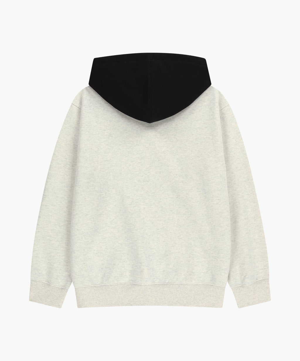 SHADOW CLASSIC LOGO COLOR BLOCK HOODIE oatmeal