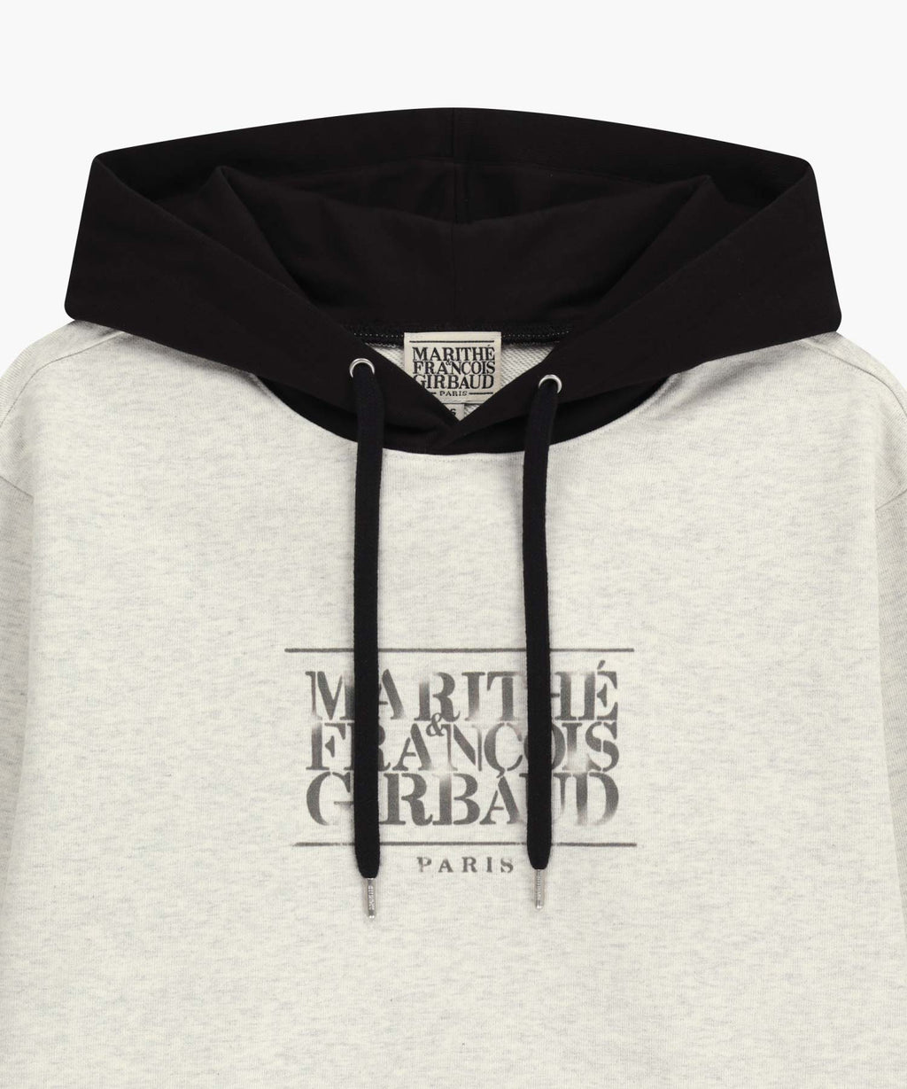 SHADOW CLASSIC LOGO COLOR BLOCK HOODIE oatmeal
