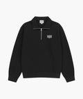 SMALL CLASSIC LOGO HALF ZIPUP SWEATSHIRT black