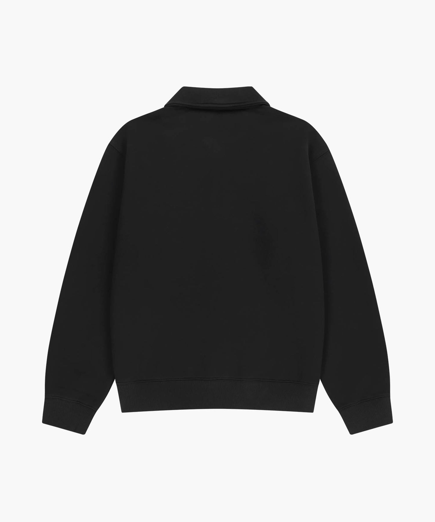 SMALL CLASSIC LOGO HALF ZIPUP SWEATSHIRT black