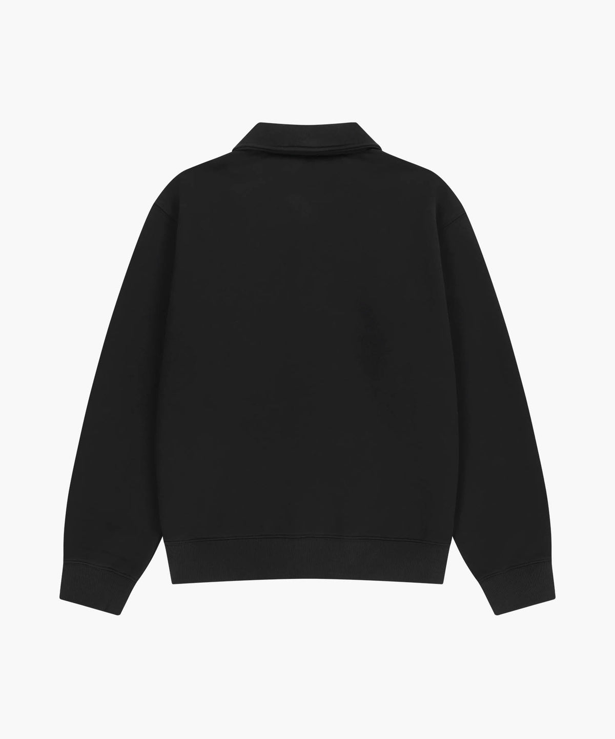 SMALL CLASSIC LOGO HALF ZIPUP SWEATSHIRT black