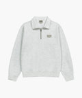SMALL CLASSIC LOGO HALF ZIPUP SWEATSHIRT light heather gray