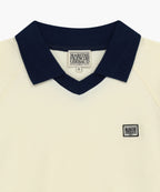 SMALL CLASSIC LOGO PK COLLAR POINT TEE ivory