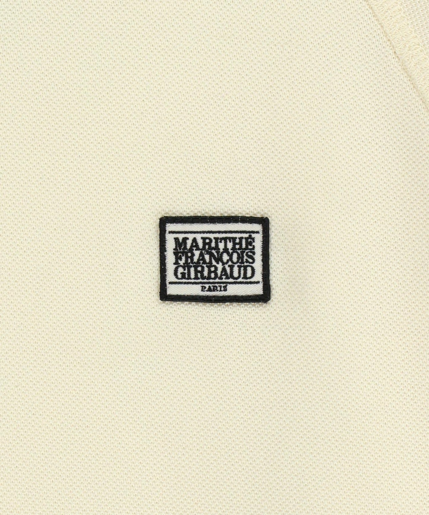 SMALL CLASSIC LOGO PK COLLAR POINT TEE ivory
