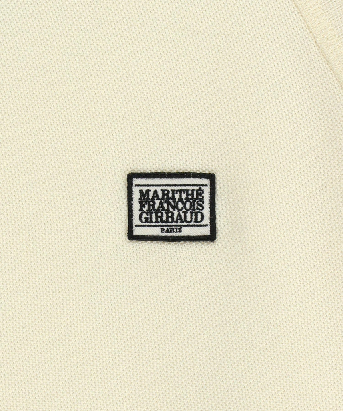 SMALL CLASSIC LOGO PK COLLAR POINT TEE ivory