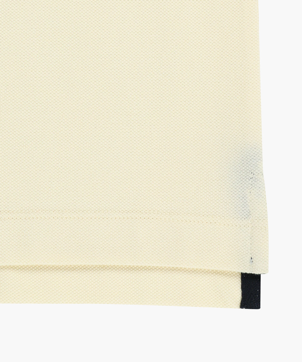 SMALL CLASSIC LOGO PK COLLAR POINT TEE ivory