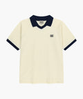 SMALL CLASSIC LOGO PK COLLAR POINT TEE ivory