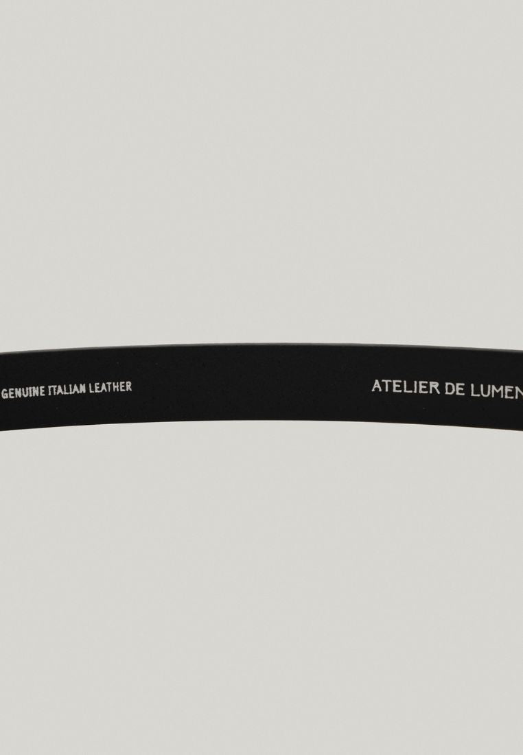 SOBRE LEATHER BELT soft black