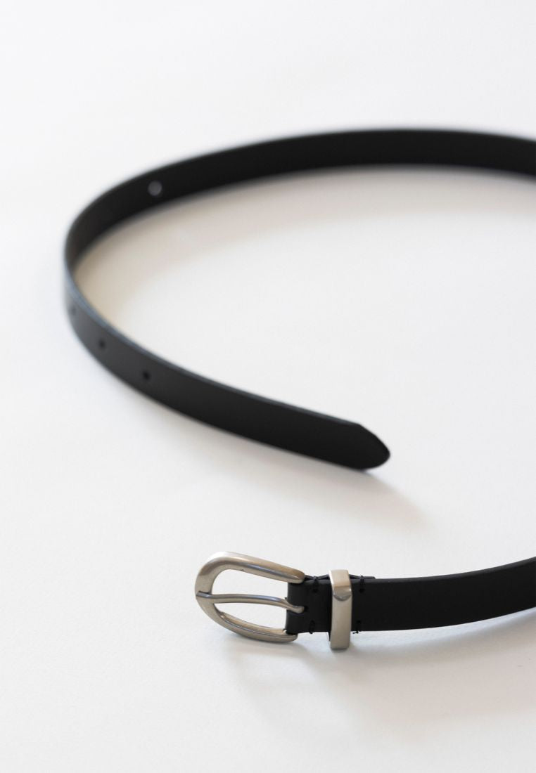 SOBRE LEATHER BELT soft black