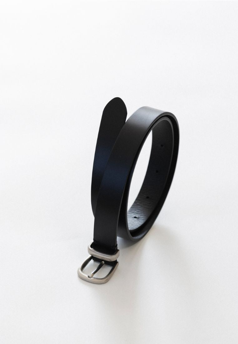 SOBRE LEATHER BELT soft black