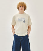 STAMP CLASSIC LOGO TEE cream