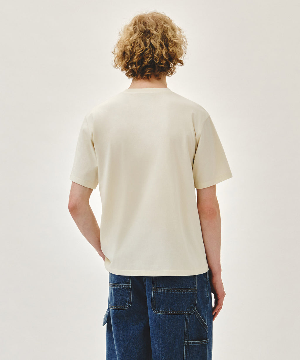 STAMP CLASSIC LOGO TEE cream
