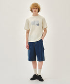 STAMP CLASSIC LOGO TEE cream