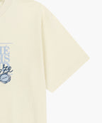 STAMP CLASSIC LOGO TEE cream