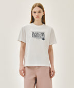 STAMP CLASSIC LOGO TEE white