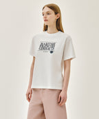 STAMP CLASSIC LOGO TEE white