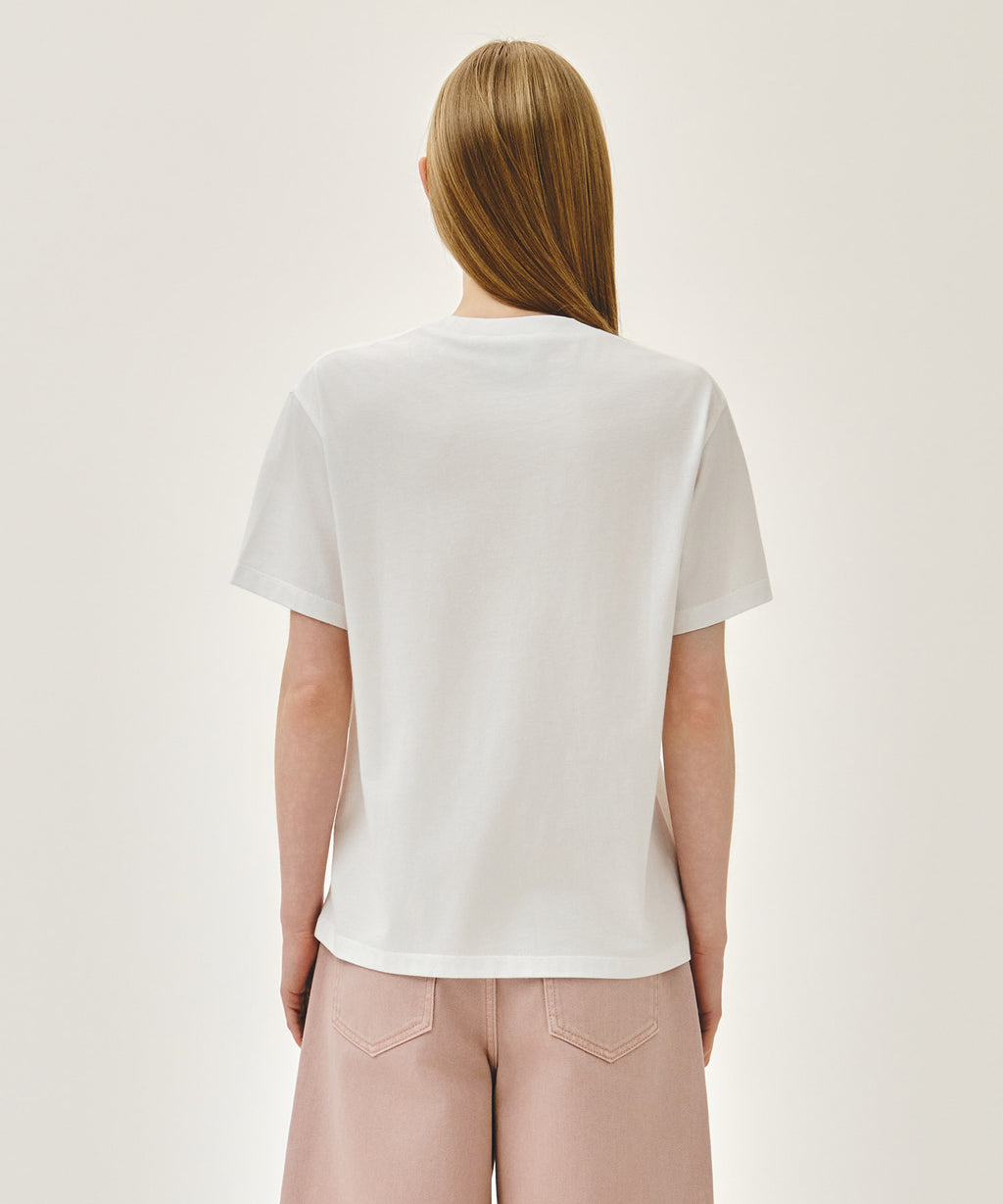 STAMP CLASSIC LOGO TEE white