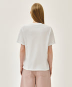 STAMP CLASSIC LOGO TEE white